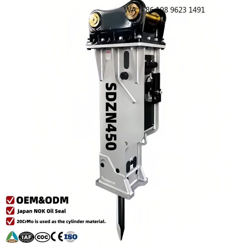 Mini Excavator - Бесшумный гидравлический молот OEM для мини-экскаватора,