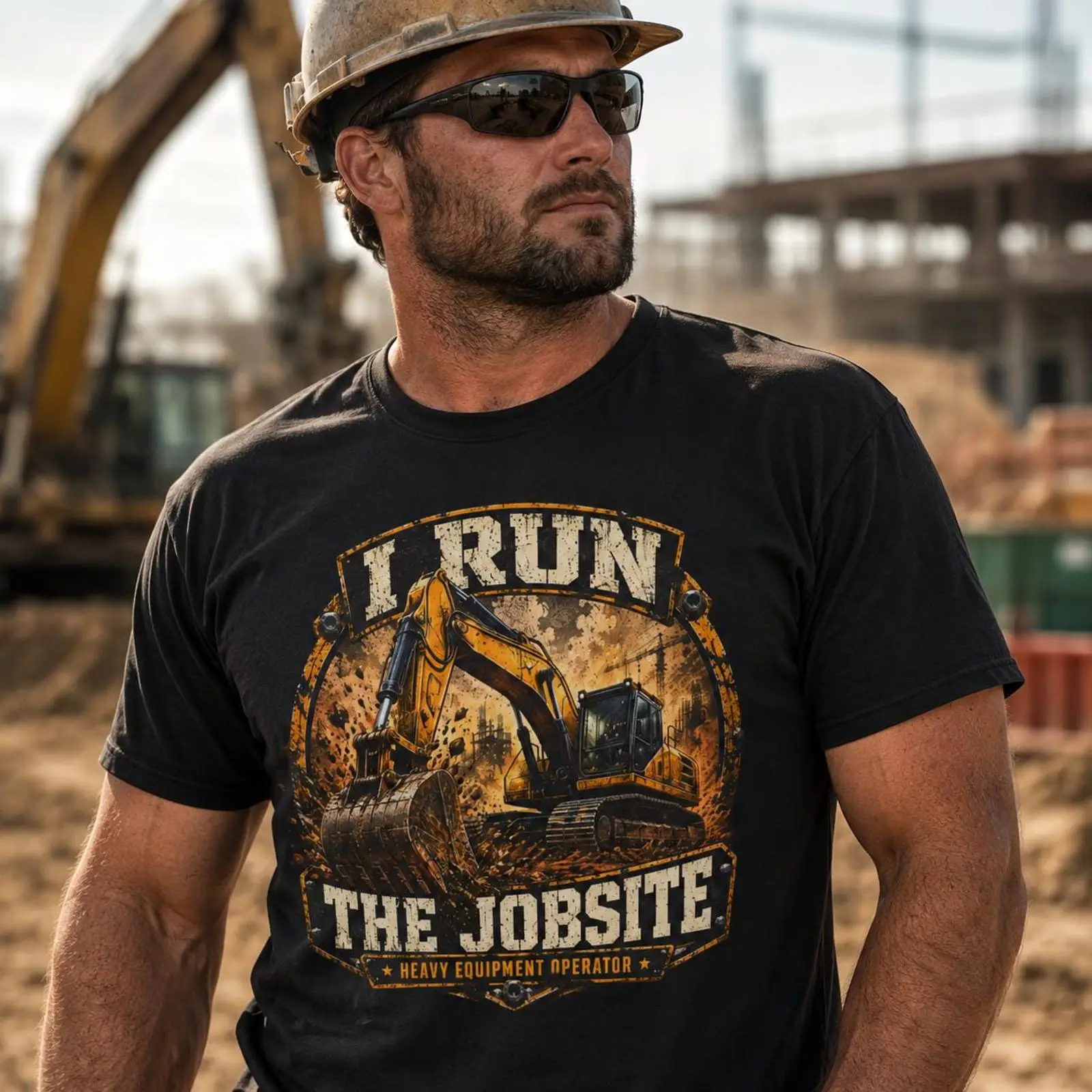 Футболка I Run The Jobsite для – обзор и цена Heavy Equipment Operations