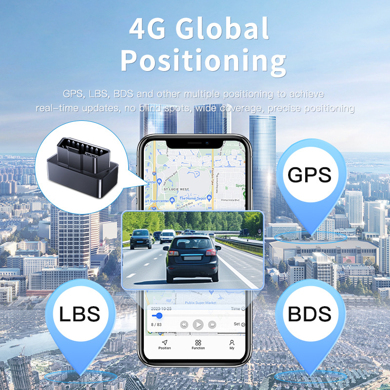 Мини-GPS-трекер CD OBD 4G OBD  – обзор и цена Heavy Equipment Gps Tracker