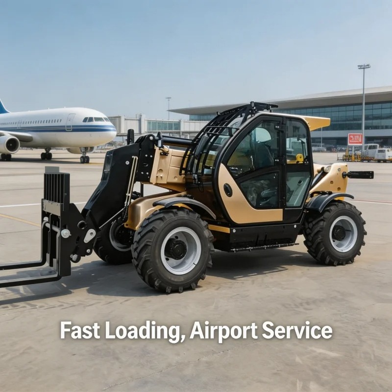 Телескопический погрузчик FOB  – обзор и цена Telescopic Handler Boom