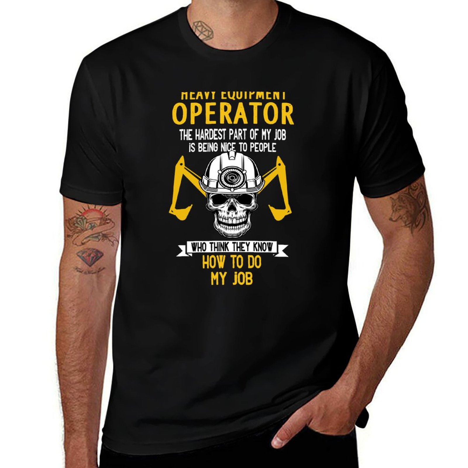 Забавная футболка для водителя – обзор и цена Heavy Equipment Operations